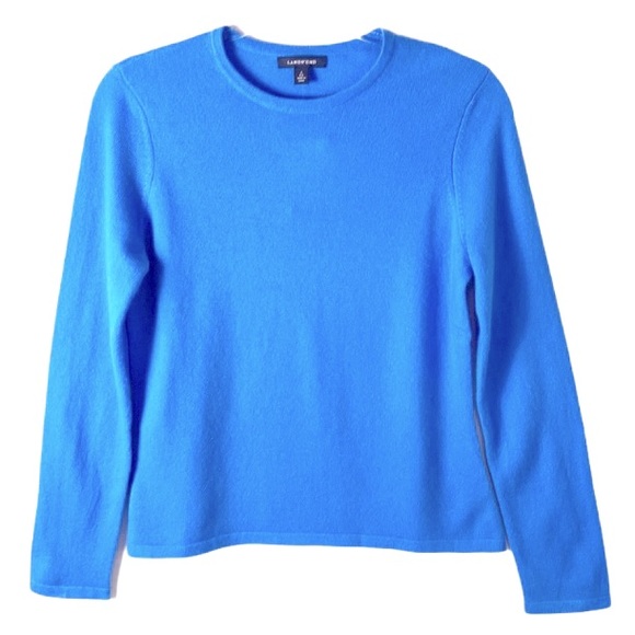NWOT LANDS END MONGOLIA CASHMERE CREW NECK SWEATER
